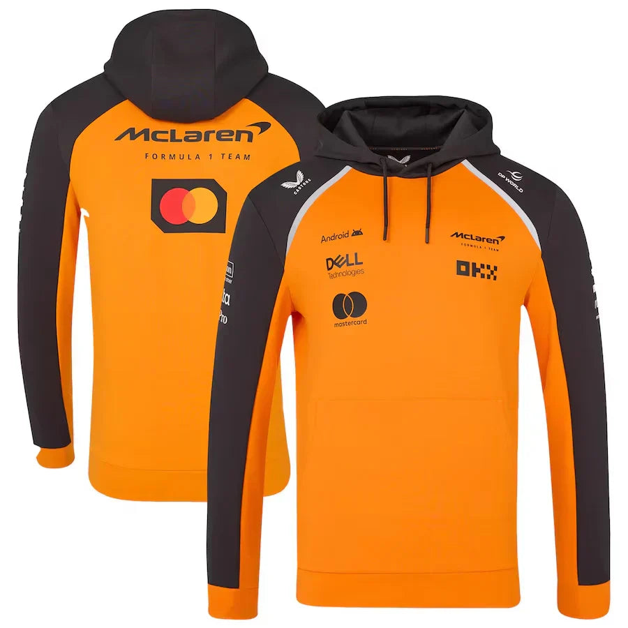 McLaren 2025 Team Hooded Sweat Jaqueta Formula 1 F1 Formula One