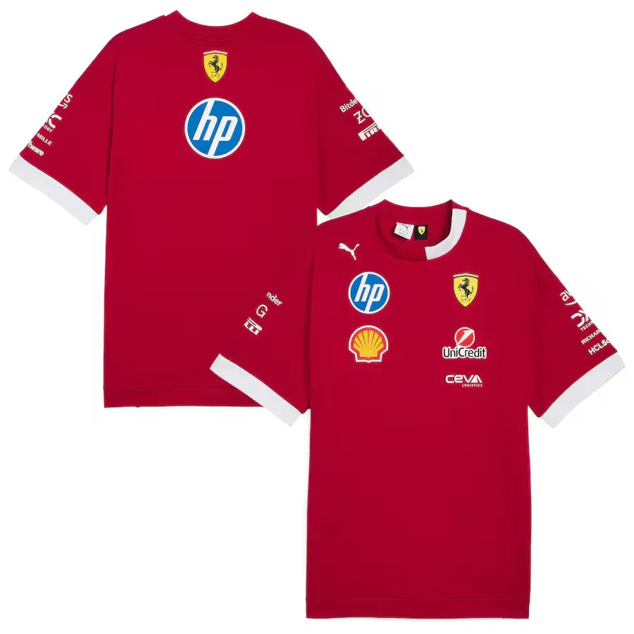 Scuderia Ferrari F1 2025 Team Set Up Camisa Formula 1