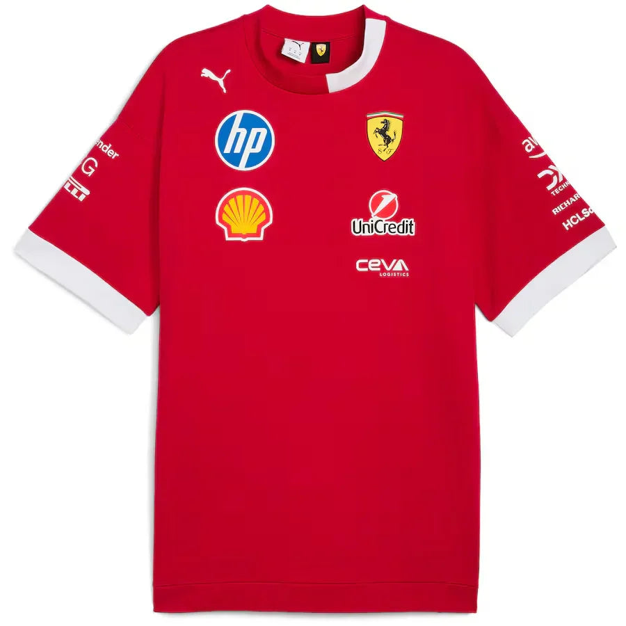 Scuderia Ferrari F1 2025 Team Set Up Camisa Formula 1