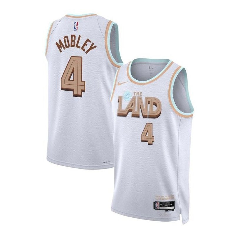 Evan Mobley Cleveland Cavaliers Unisex 22/23 NBA Jersey - City Edition - Branco