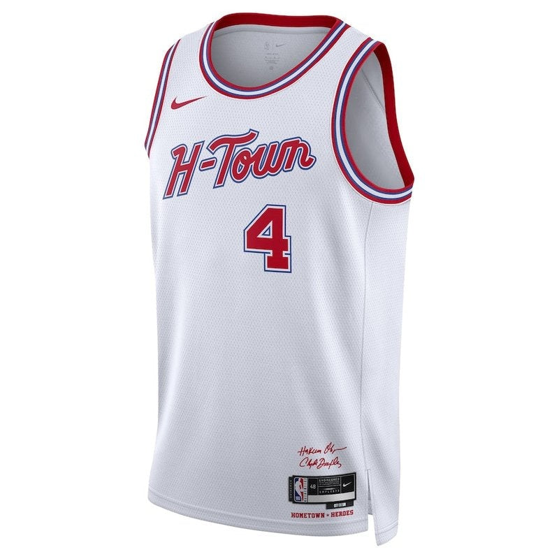 Jalen Green Houston Rockets Unisex 23/24 NBA Jersey - Branco - City Edition