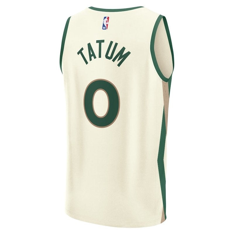 Jayson Tatum Boston Celtics Fanatics Branded 23/24 Fast Break NBA Jersey - Branco - City Edition