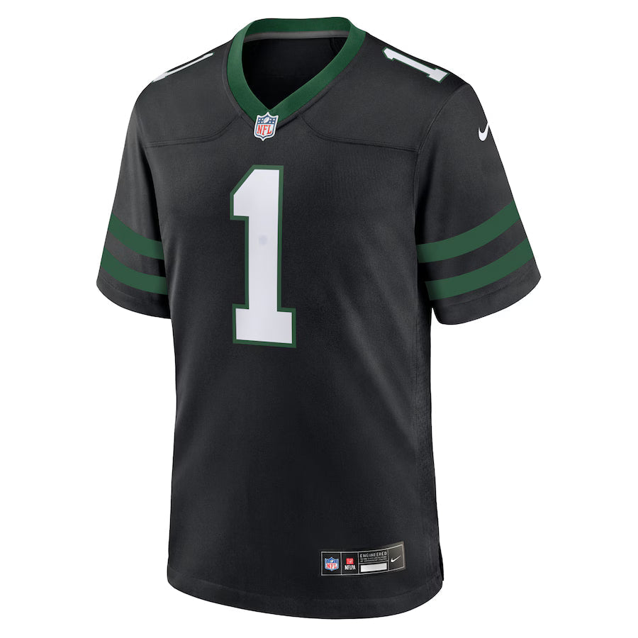 Sauce Gardner #1 New York Jets - NFL Game Jersey - Preto