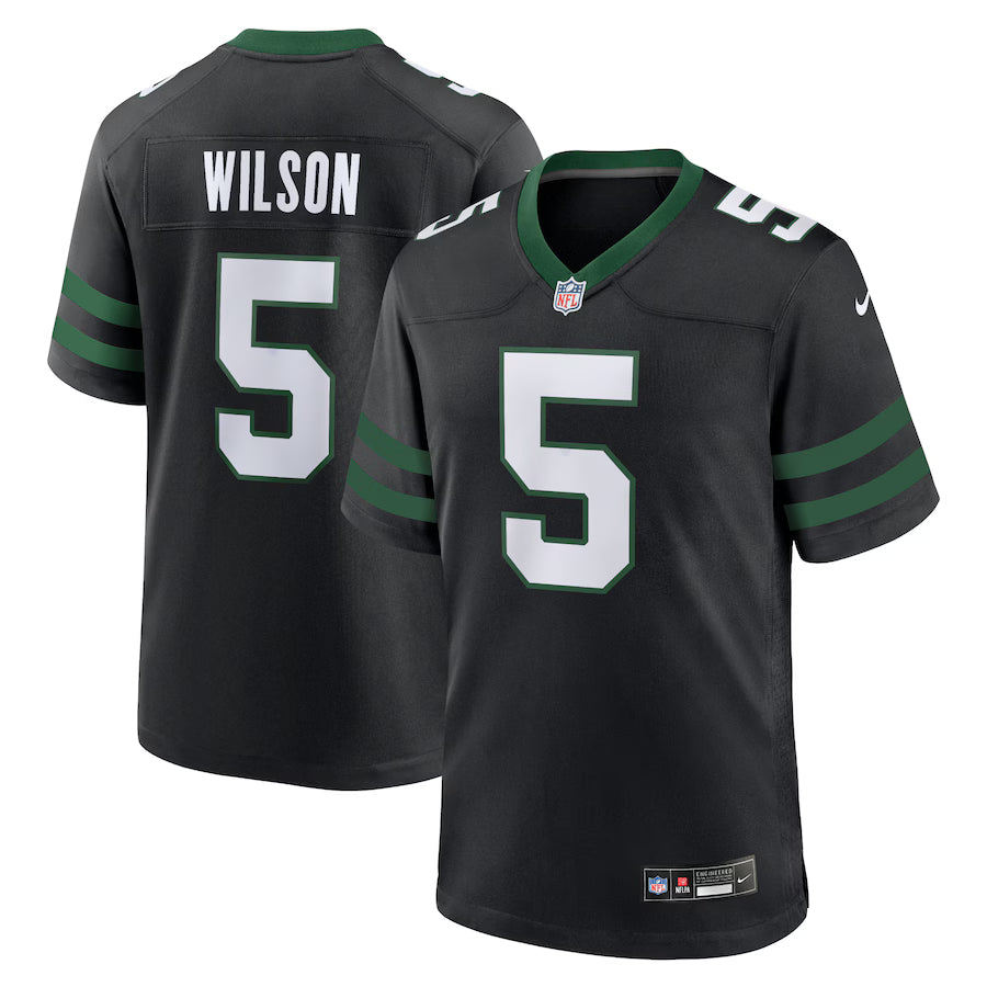 Garrett Wilson #5 New York Jets - NFL Game Jersey - Preto