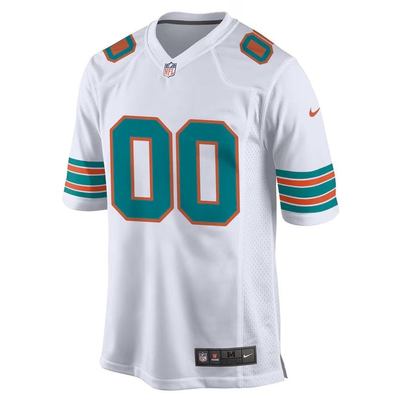 Miami Dolphins - Game Alternate Jersey Customizável - Branco