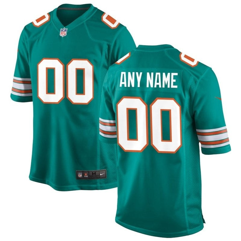 Miami Dolphins - Game Alternate Jersey Customizável - Aqua