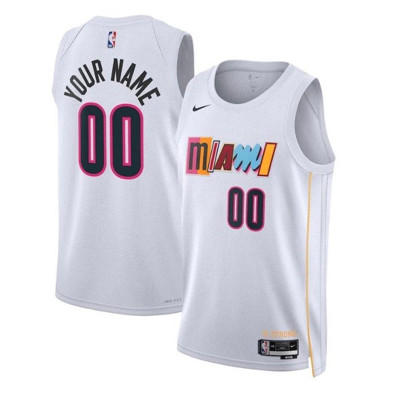 Miami Heat Unisex 2023 NBA Jersey - City Edition - Branco