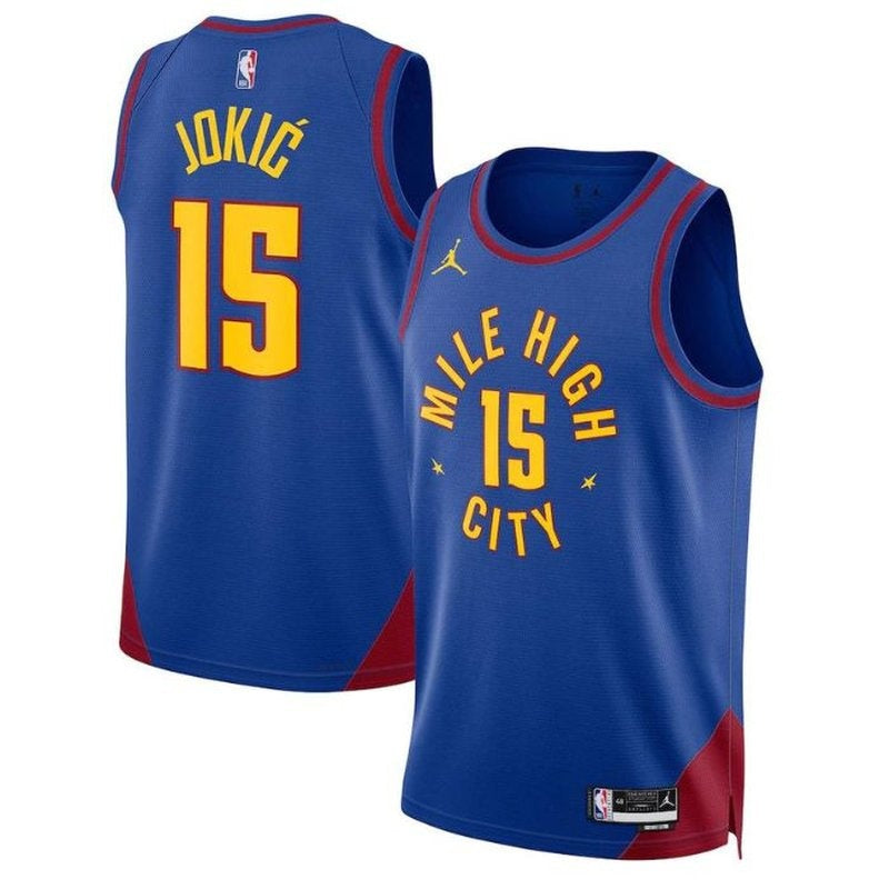 Nikola Jokic Denver Nuggets Unisex 2023 Statement Edition NBA Jersey - Azul