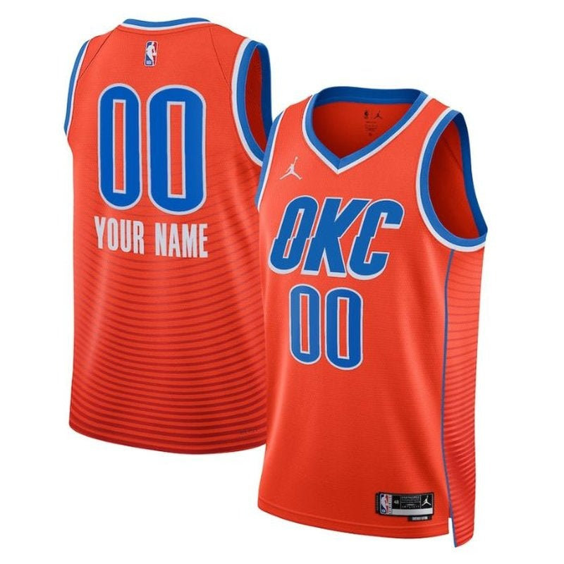 Oklahoma City Thunder Unisex 2023 NBA Jersey - Statement Edition - Laranja