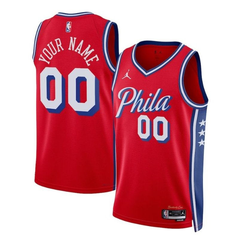 Philadelphia 76ers Unisex 2023 NBA Jersey - Statement Edition - Vermelho