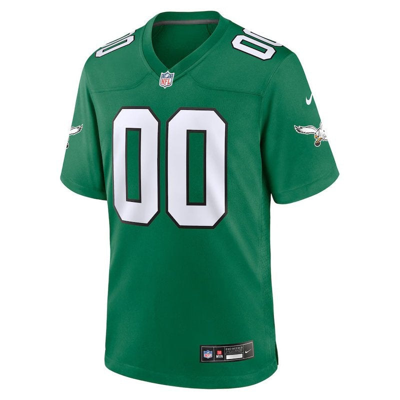 Philadelphia Eagles - Kelly Alternate Custom NFL Game Jersey - Verde