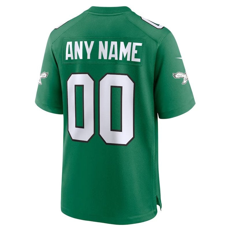 Philadelphia Eagles - Kelly Alternate Custom NFL Game Jersey - Verde