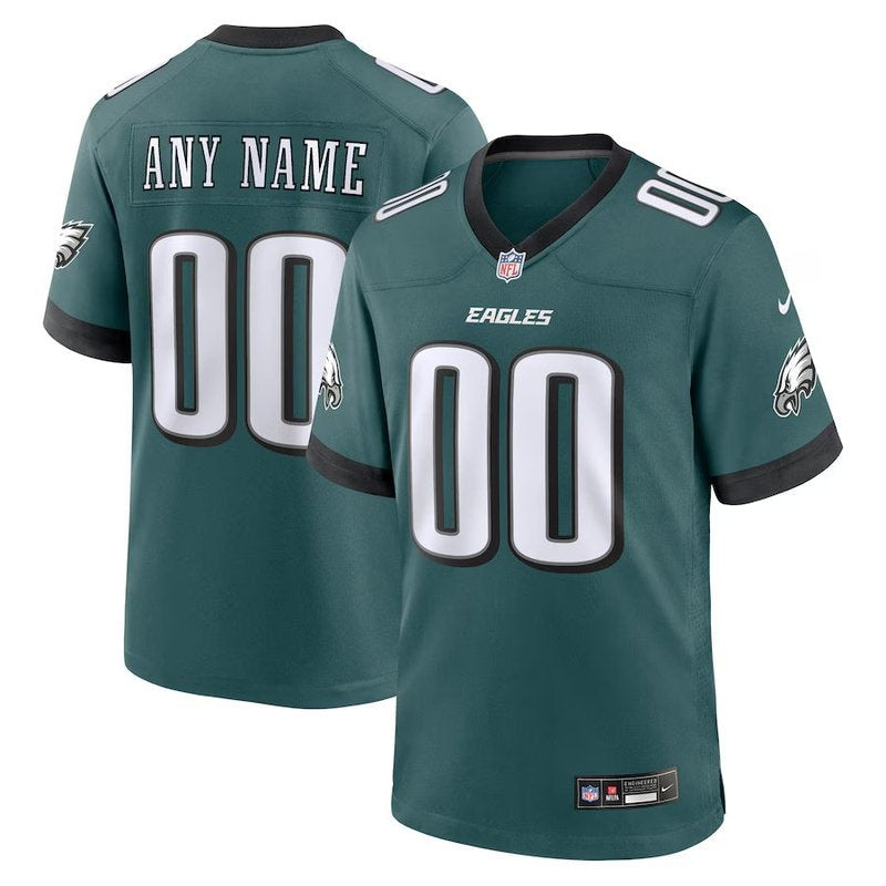 Philadelphia Eagles - Midnight Custom NFL Game Jersey - Verde