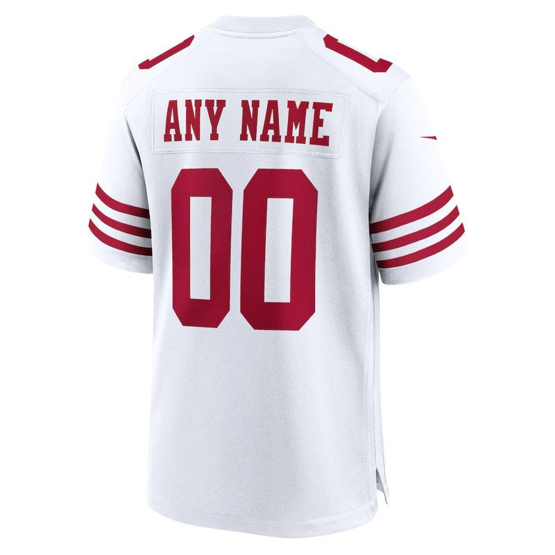 San Francisco 49ers - Custom NFL Game Jersey - Branco