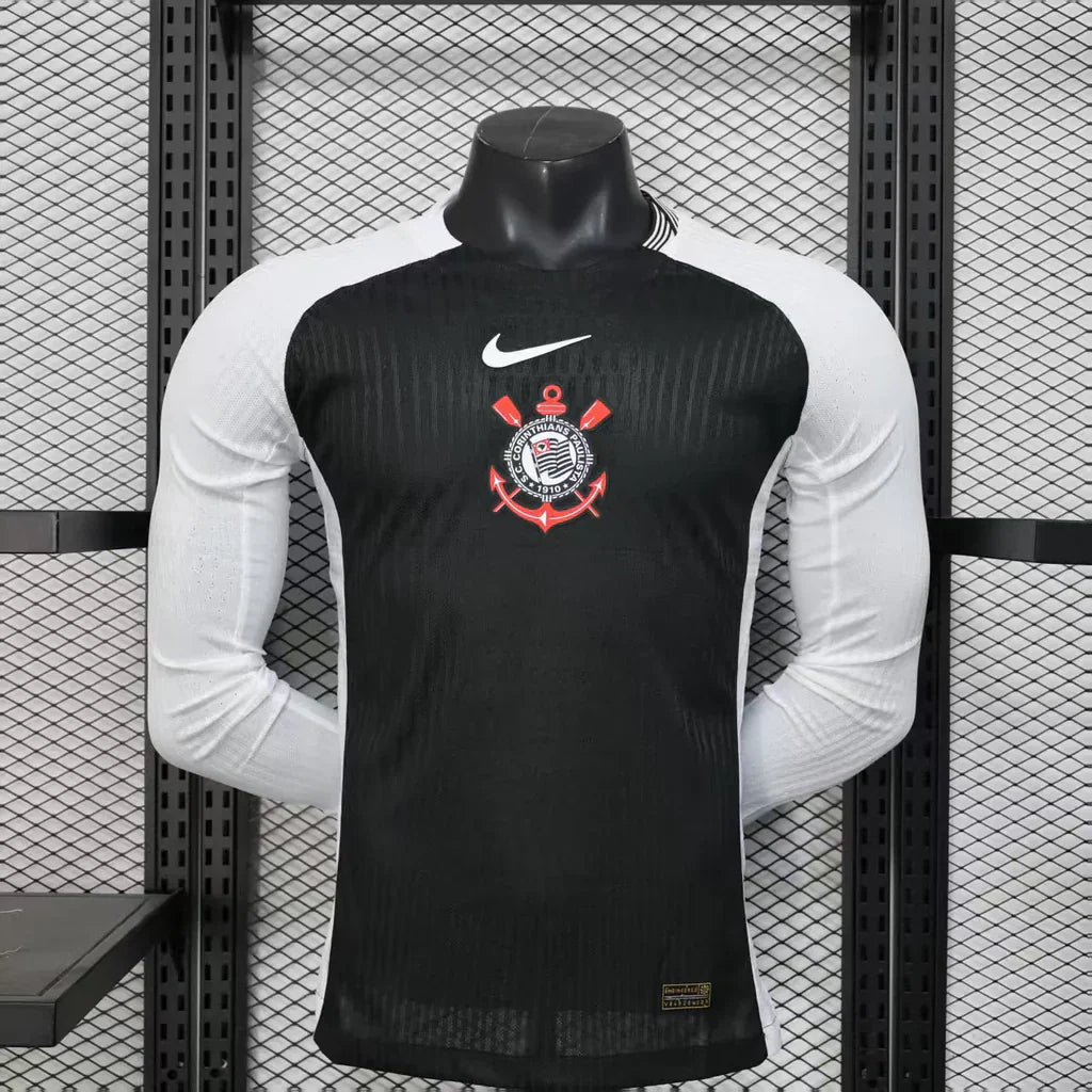 Camisa Corinthians 2025/26 II Away Manga Longa - Versão Torcedor
