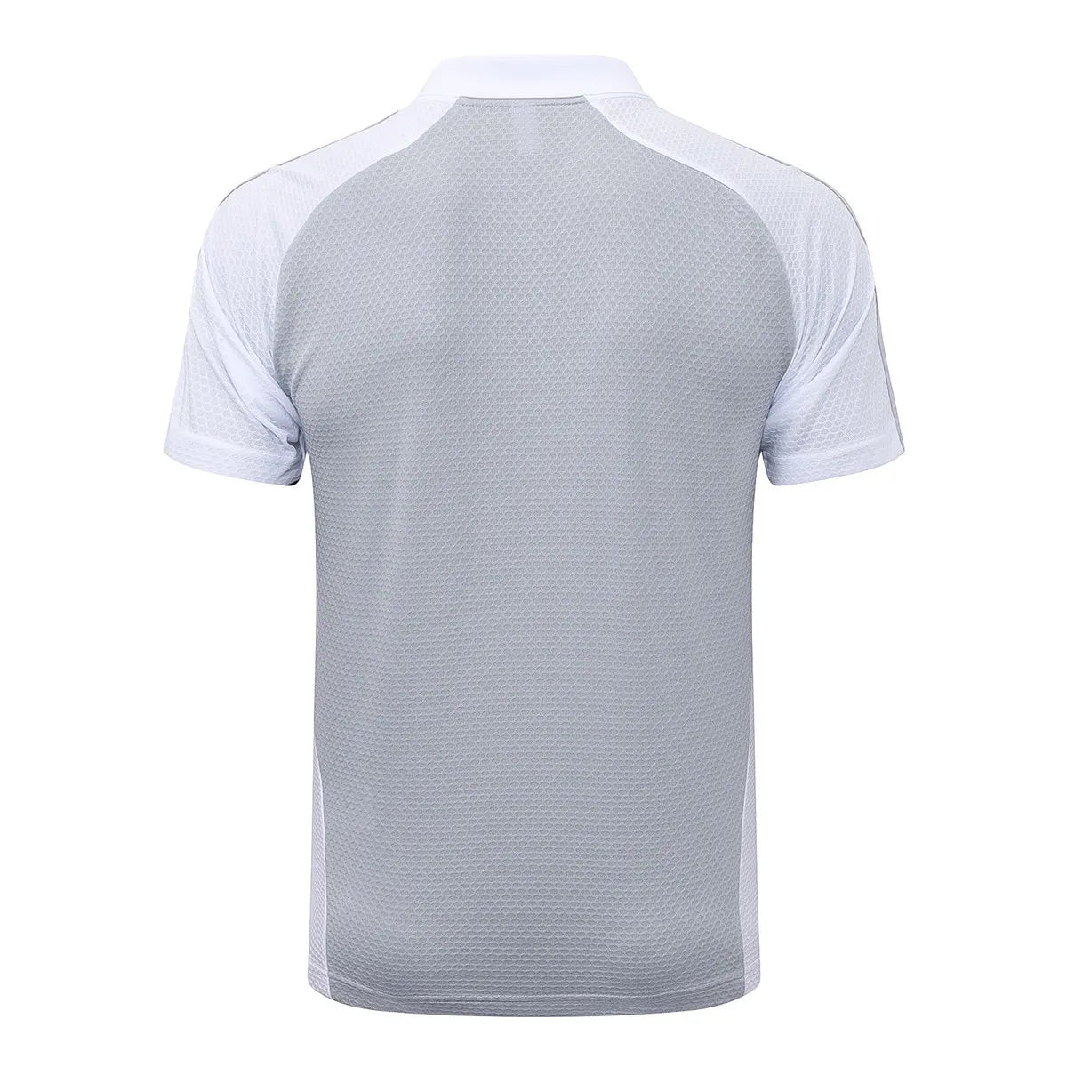 Camisa Real Madrid 2025/26 Edição Polo - Cinza Claro - Versão Torcedor