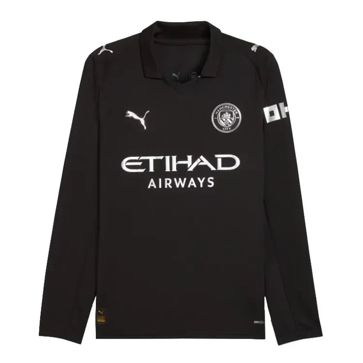 Camisa Manchester City 2025/26 II Away Manga Longa - Versão Torcedor