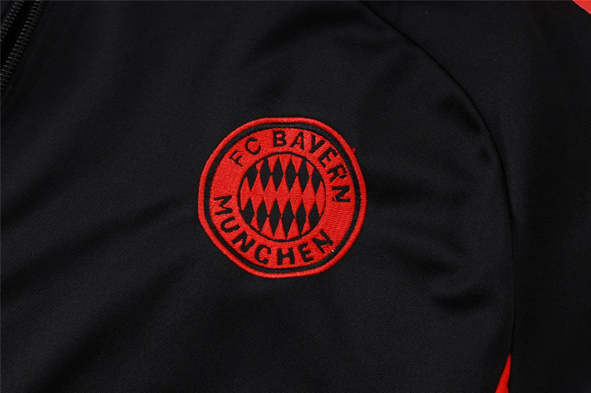 Agasalho Bayern de Munique 2025/26 Preto - Com Ziper