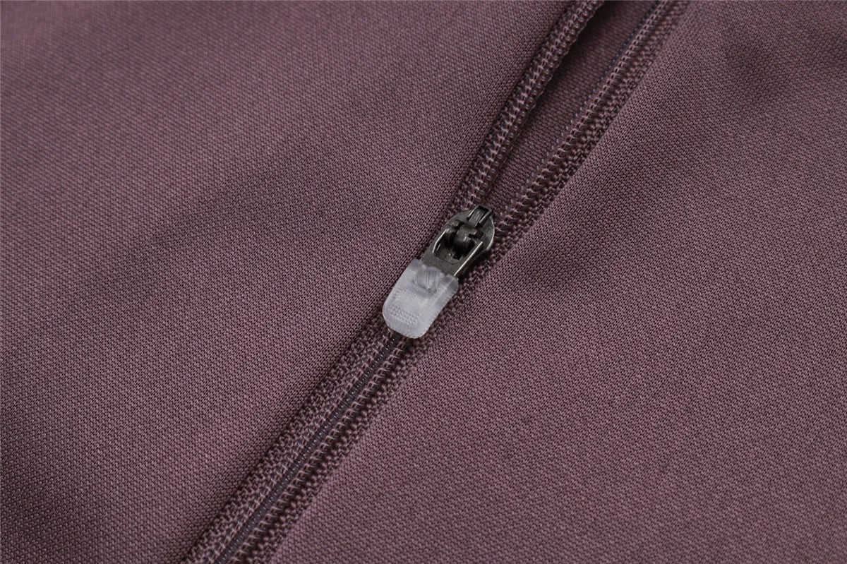 Agasalho Manchester United 2025/26 Cinza Arroxeado - Com Fecho