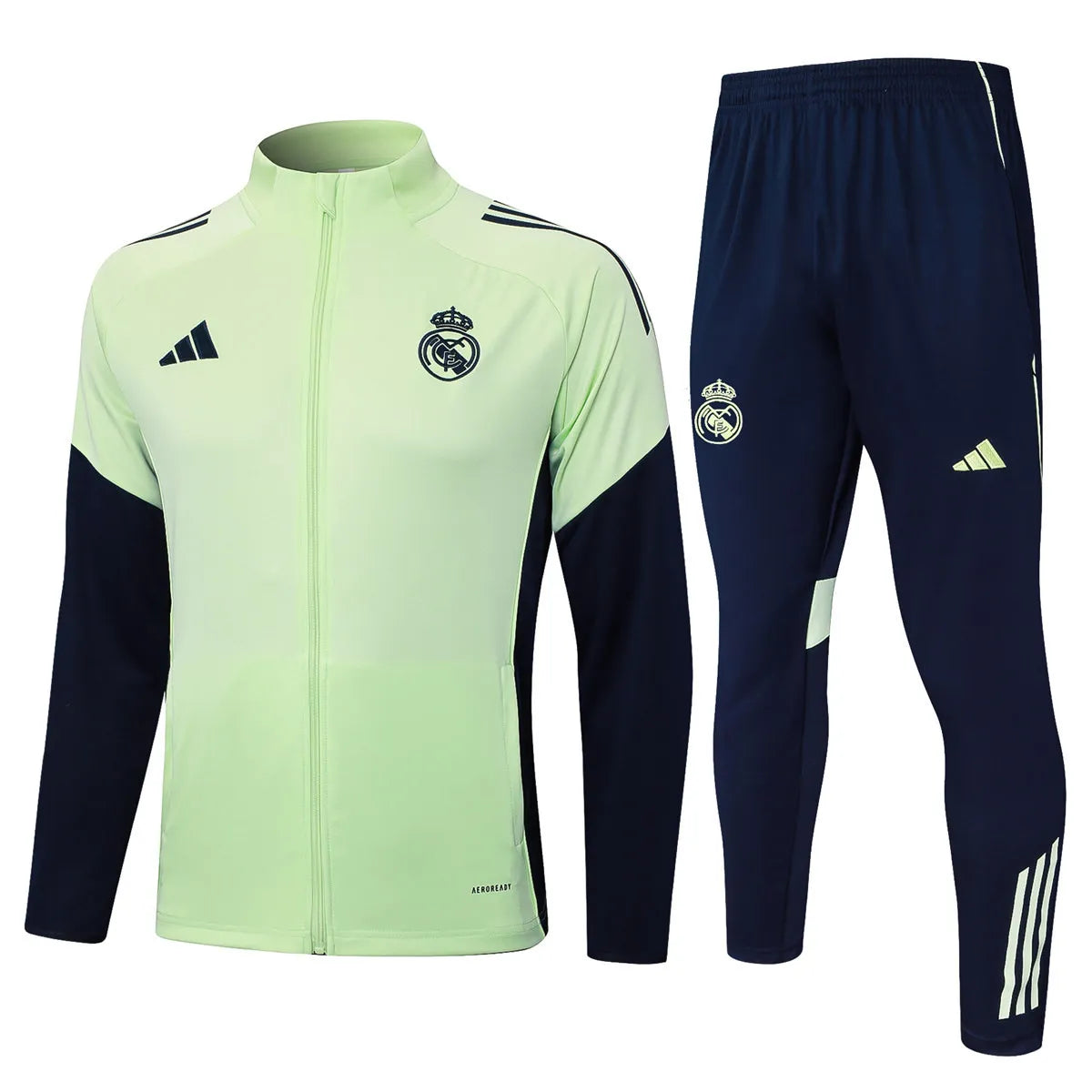 Agasalho Real Madrid 2025/26 Verde Claro - Com Ziper