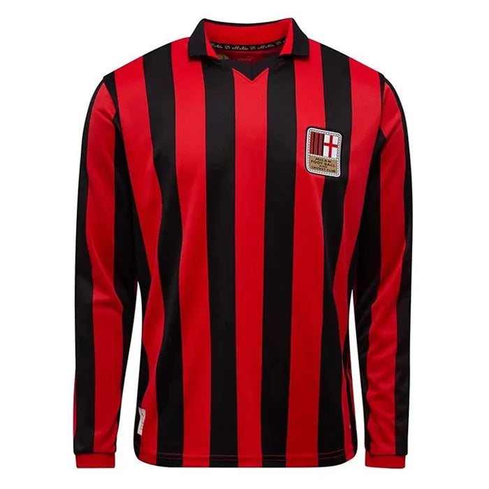 Camisa AC Milan 2025/26 125 Anos Vermelho - Manga Longa