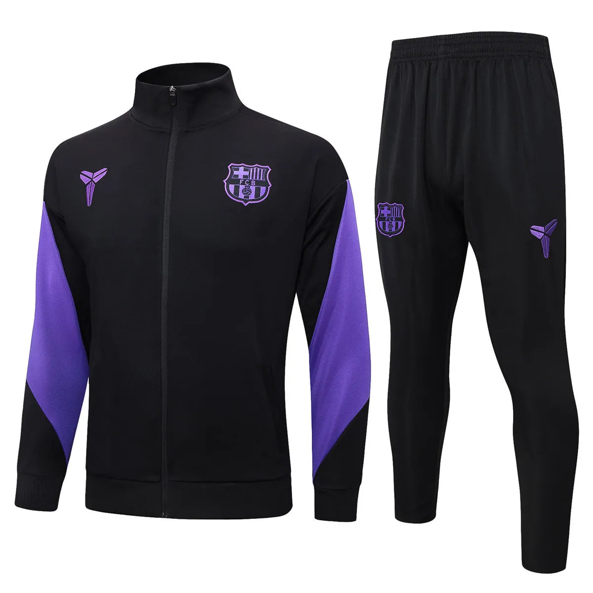 Agasalho Barcelona 2025/26 Preto - Com Ziper