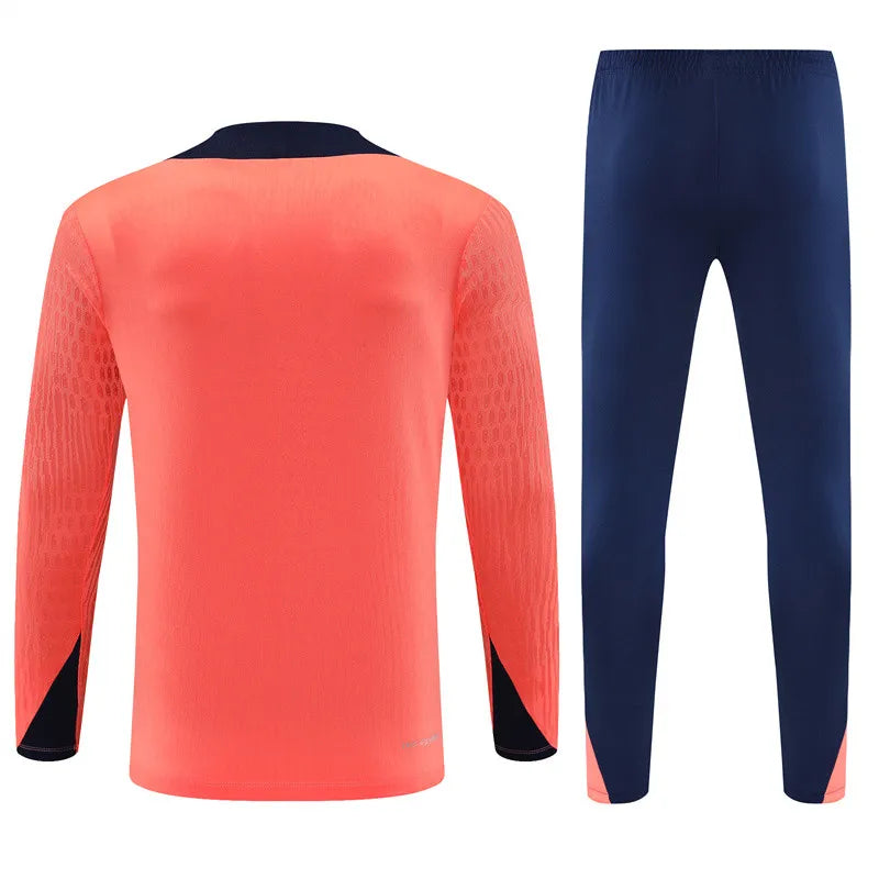 Agasalho Barcelona 2024/25 Laranja - Com Fecho