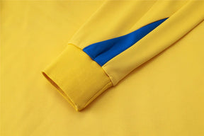 Agasalho Barcelona 2025/26 Amarelo - Moletom Com Capuz