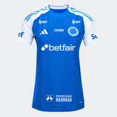 Camisa Cruzeiro Feminina 2025/26 I Home - Com Patrocinios