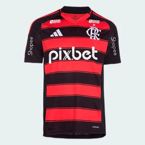 Camisa Flamengo 25/26 I Home - Todos os Patrocínios - Versão Torcedor
