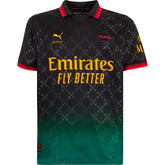 Camisa AC Milan 2024/25 Edição Comemorativa - Preto - Versão Torcedor