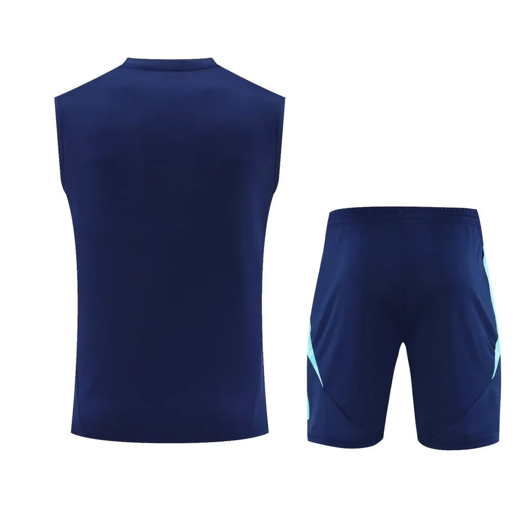Conjunto de Treino do Flamengo Azul Escuro 2025