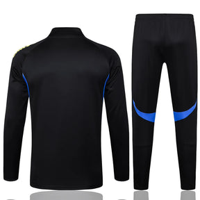 Agasalho Manchester United 2025/26 Preto - Com Fecho