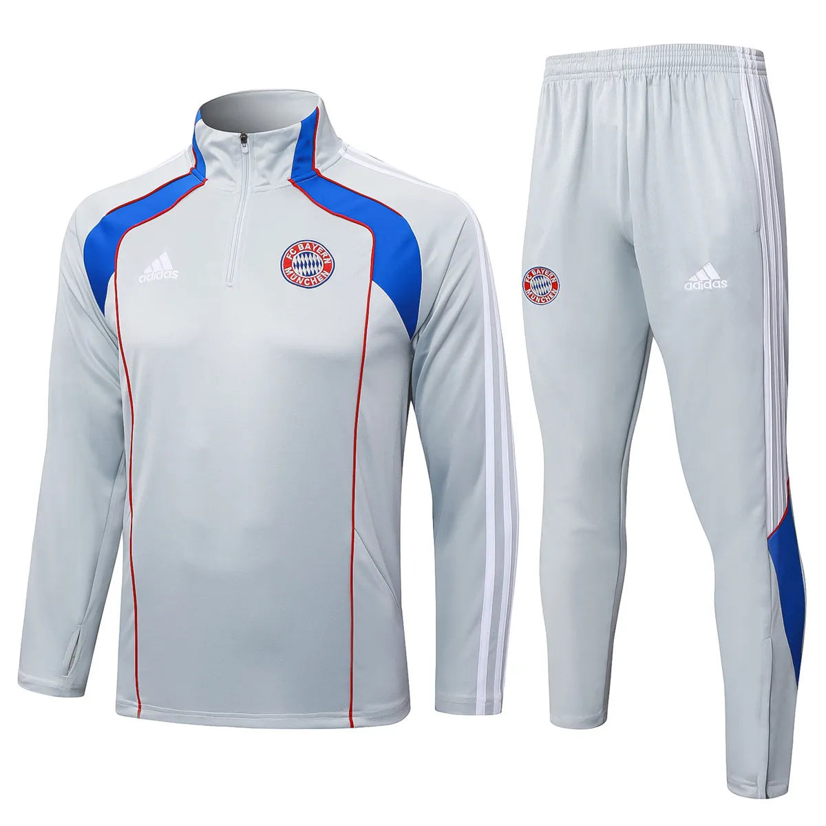 Agasalho Bayern de Munique 2024/25 Cinza Claro