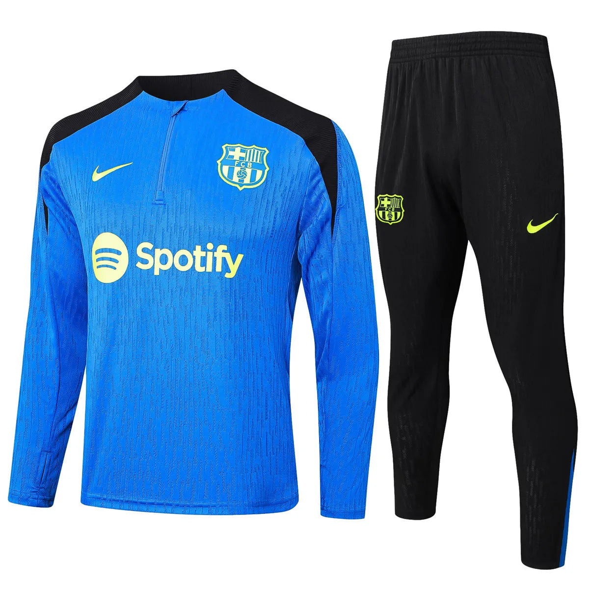 Agasalho Barcelona 2024/25 Azul Claro  - Com Fecho