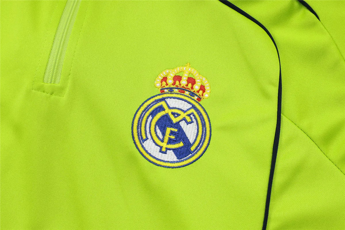 Agasalho Real Madrid 2025/26 Amarelo Claro - Com Fecho