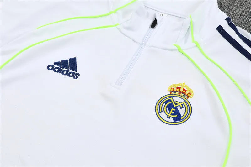 Agasalho Real Madrid 2025/26 Branco II - Com Fecho