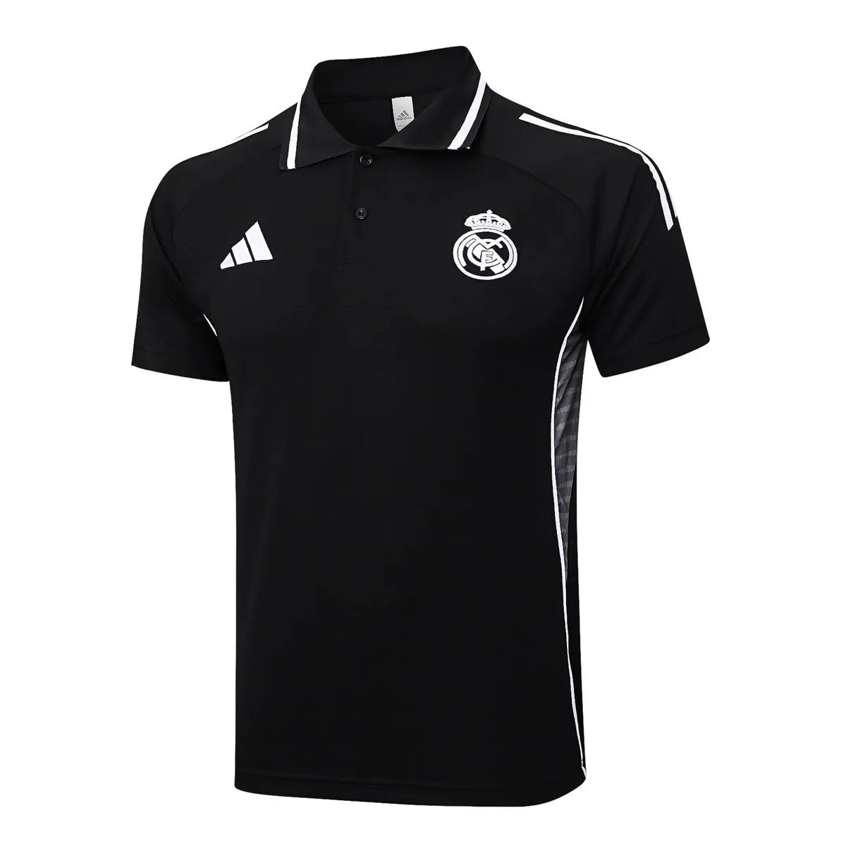 Camisa Real Madrid 2025/26 Edição Polo - Preto - Versão Torcedor