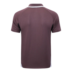 Camisa Manchester United 2025/26  Cinza Arroxeado - Edição Polo