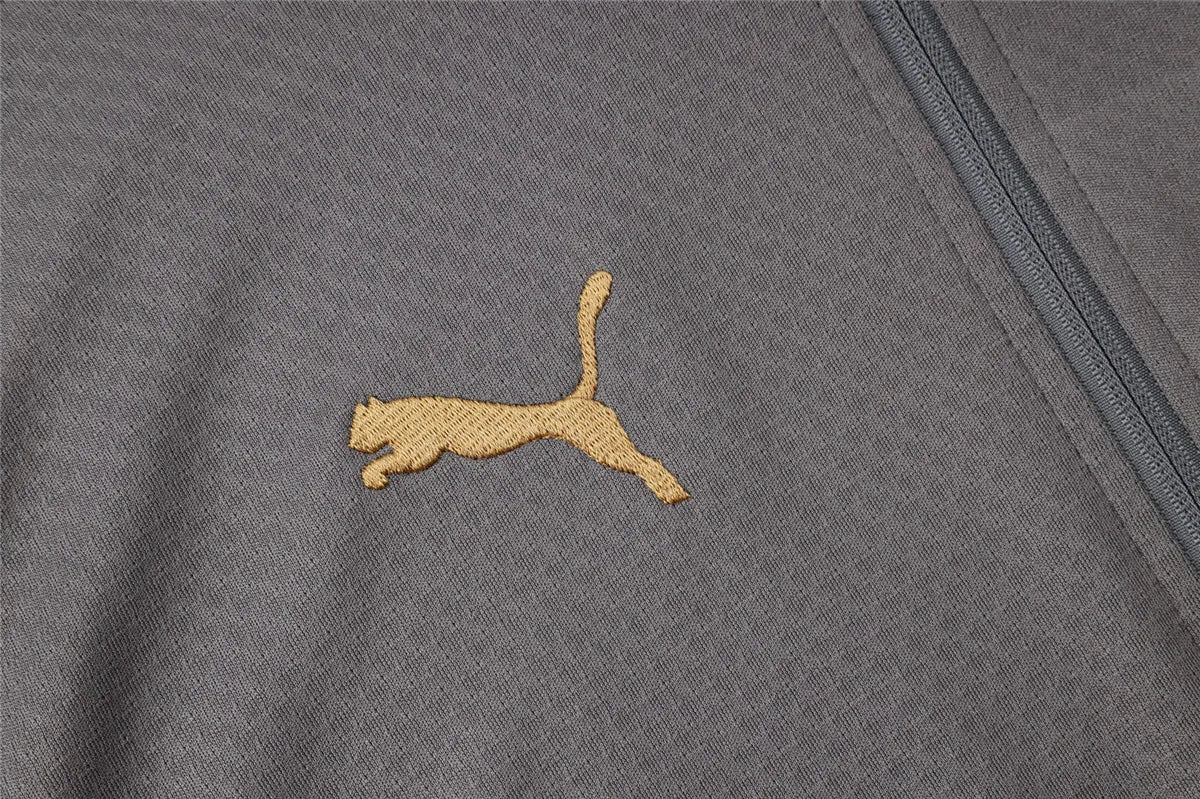 Agasalho AC Milan 2025/26 Cinza Com Ziper