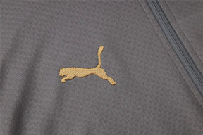 Agasalho AC Milan 2025/26 Cinza Com Ziper