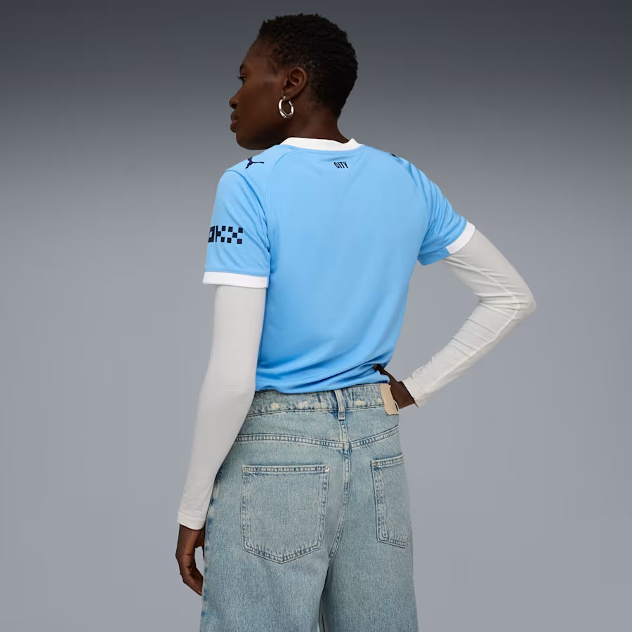 Camisa Manchester City 2025/26 I Home - Feminina