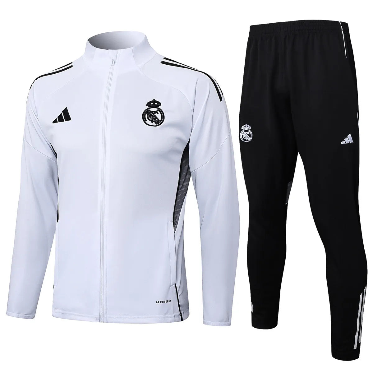 Agasalho Real Madrid 2025/26 Branco II - Com Ziper