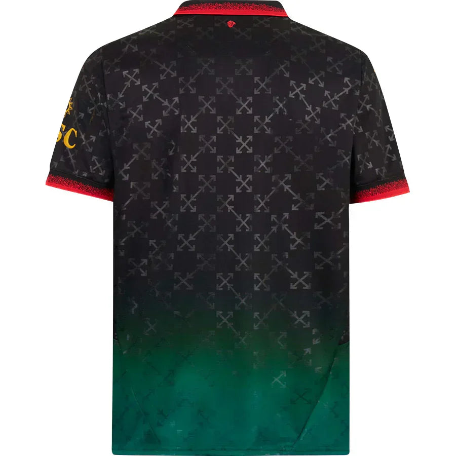 Camisa AC Milan 2024/25 Edição Comemorativa - Preto - Versão Torcedor