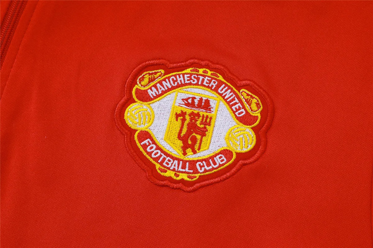Agasalho Manchester United 2025/26 Vermelho II - Com Fecho