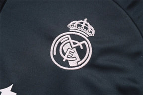Agasalho Real Madrid 2025/26 Cinza - Com Fecho