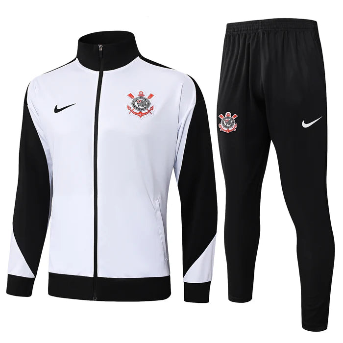 Agasalho Corinthians Branco/Preto 2025/26