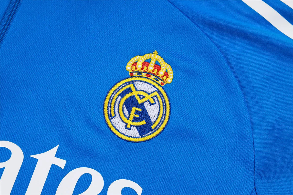 Agasalho Real Madrid 2025/26 Azul - Com Fecho