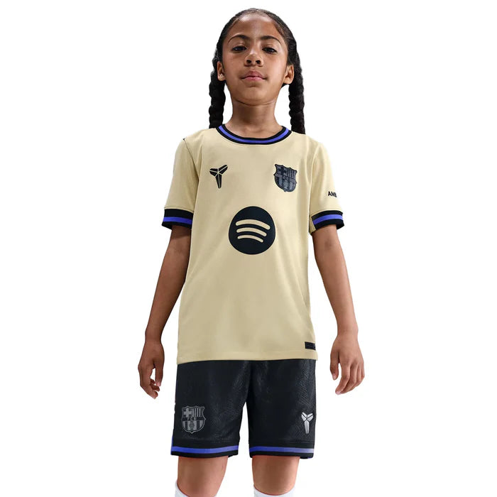 Kit Infantil Barcelona 25/26 Away X Kobe