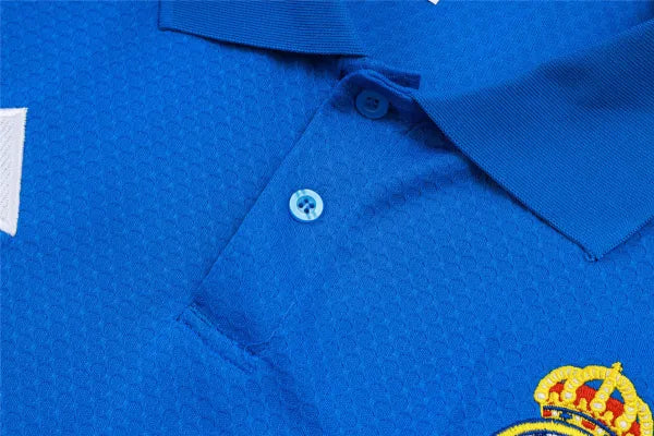 Camisa Real Madrid 2025/26 Edição Polo - Azul - Versão Torcedor